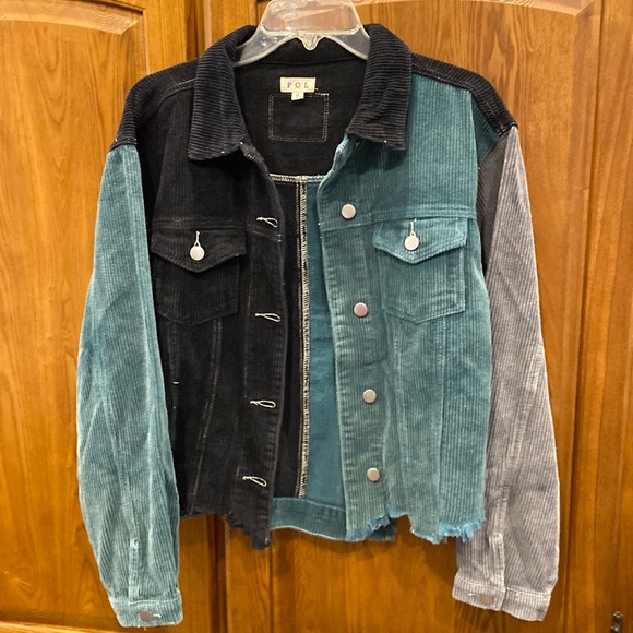 POL Jackets & Blazers - NWOT POL color block corduroy coat size small